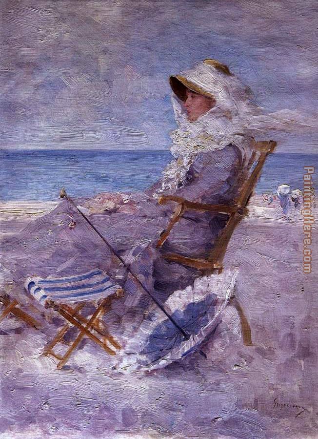 Woman on the Sea Shore
